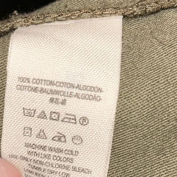 Free People Not Your Brothers Surplus Jacket Military Moss Green xs - Picture 6 of 6